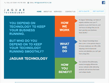 Tablet Screenshot of jaguartech.com